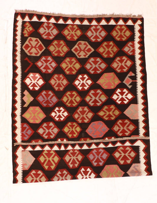 6x9 - Bessarabian Wool/S.Antique Geometric Rectangle - Hand Knotted Rug