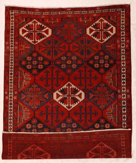6x9 - Lori Wool All Over Rectangle - Hand Knotted Rug — 12642