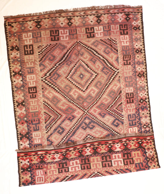 10x14 - Kilim Wool Al Over Rectangle - Hand Knotted Rug