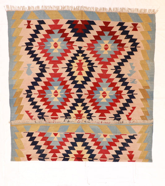 9x12 - Kilim Fine/Wool All Over Rectangle - Hand Knotted Rug