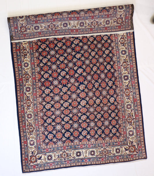 6x9 - Vermin Wool/Silk All Over Rectangle - Hand Knotted Rug