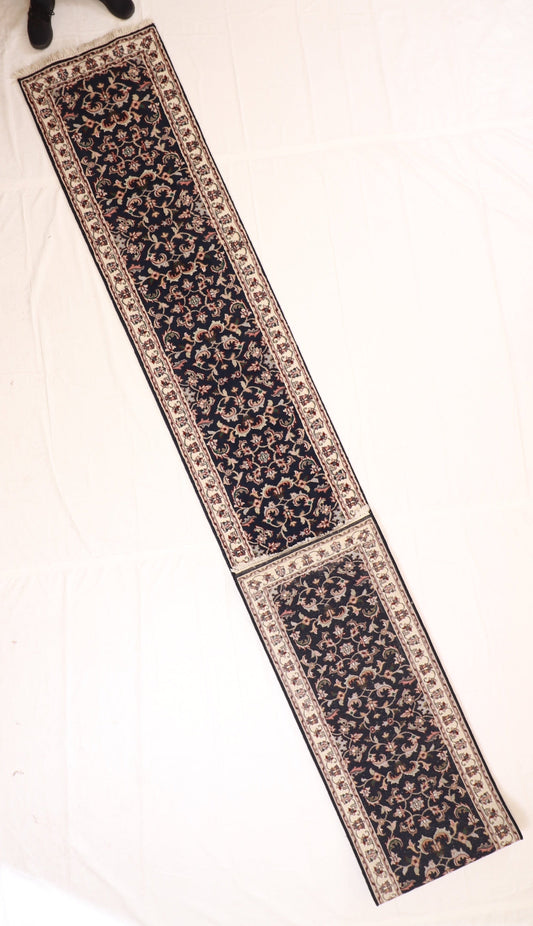 Runner - Kashan Fine All Over Rectangle - Hand Knotted Rug