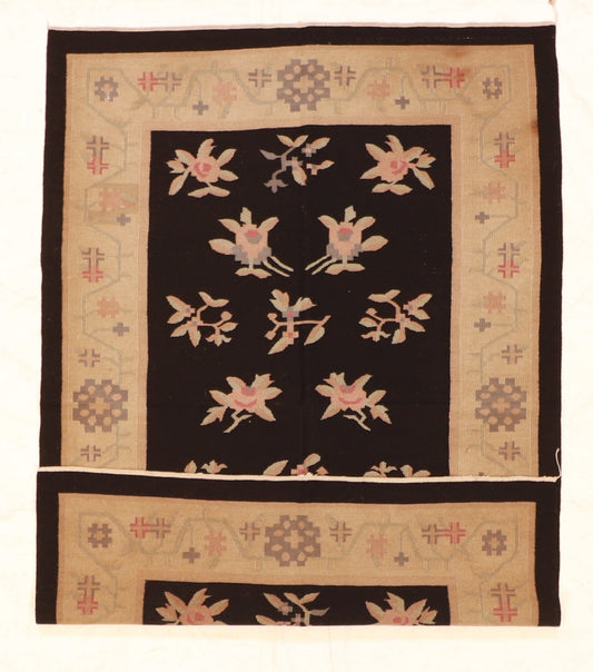 4x6 - Kilim Wool All Over Rectangle - Hand Knotted Rug