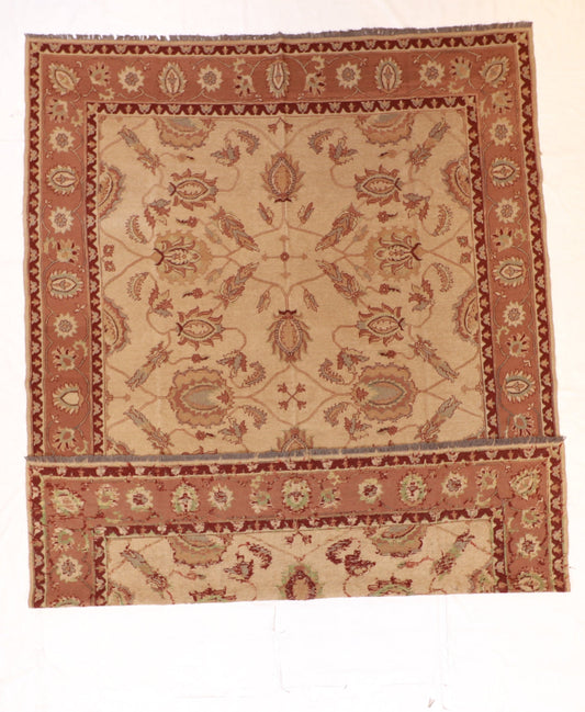 9x12 - Soumak Fine/Wool All Over Rectangle - Hand Knotted Rug