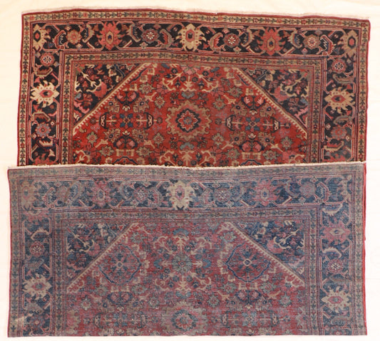 8 x 10 - Mahal Antique/Wool All Over Rectangle - Hand Knotted Rug — 22045