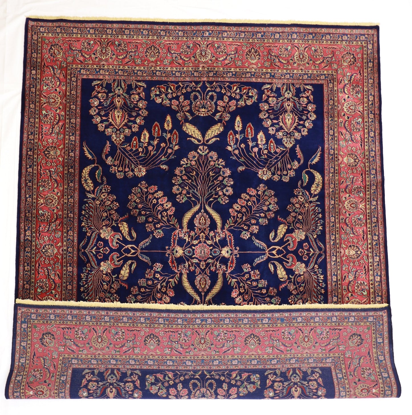 9 x12 - Farahan Wool All Over Rectangle - Hand Knotted Rug