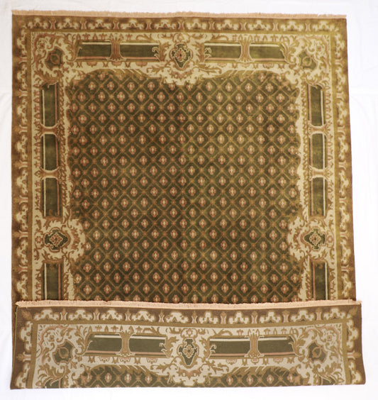 9x12 - Tibetan Fine All Over Rectangle - Hand Knotted Rug — 22841