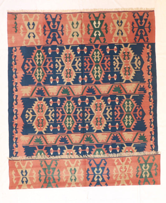 9x12 - Kilim Fine/Wool All Over Rectangle - Hand Knotted Rug