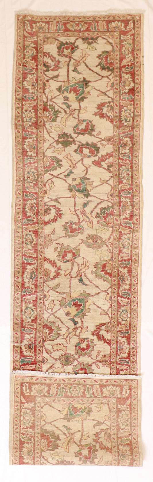 Runner - Sultan Abad Fine All Over Rectangle - Hand Knotted Rug — 25058