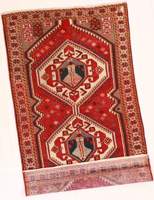 4x6 - Lori Fine/Wool All Over Rectangle - Hand Knotted Rug