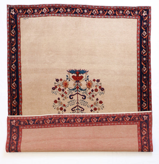 5x7 - Lori Fine Geometric Rectangle - Hand Knotted Rug — 25675