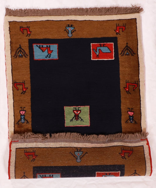 4x6 - Gabbeh Fine/Wool All Over Rectangle - Hand Knotted Rug