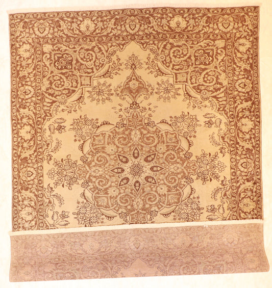 10x13 - Tabriz S.Antique Floral Rectangle - Hand Knotted Rug