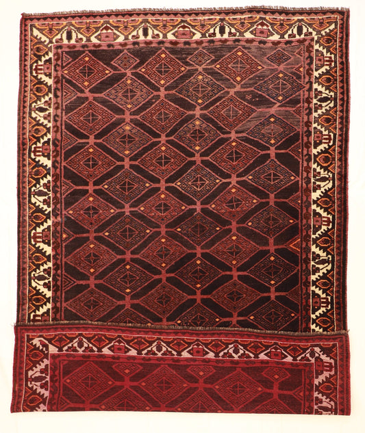 6x9 - Lori Wool Geometric Rectangle - Hand Knotted Rug — 27603