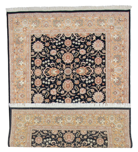 6x9 - Qum Fine/Wool All Over Rectangle - Hand Knotted Rug - 50363