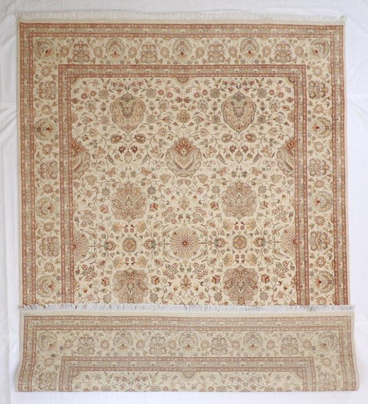 9 x 12 - Mahal Fine/Wool All Over Rectangle - Hand Knotted Rug — 50387