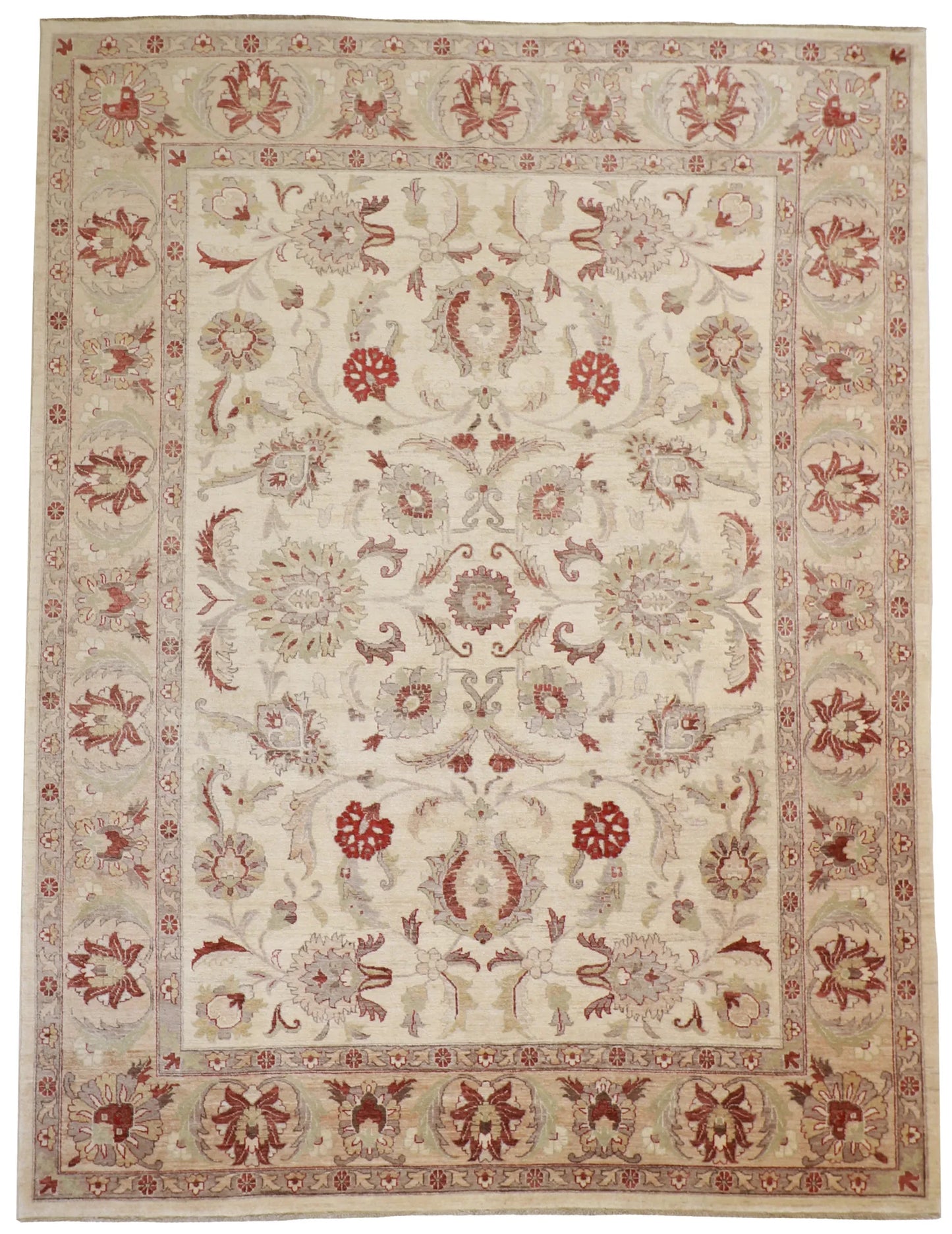 9x12 - Agra Fine All Over Rectangle - Hand Knotted Rug