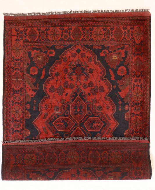 3x5 - Seneh Fine Wool All Over Rectangle - Hand Knotted Rug — 50489