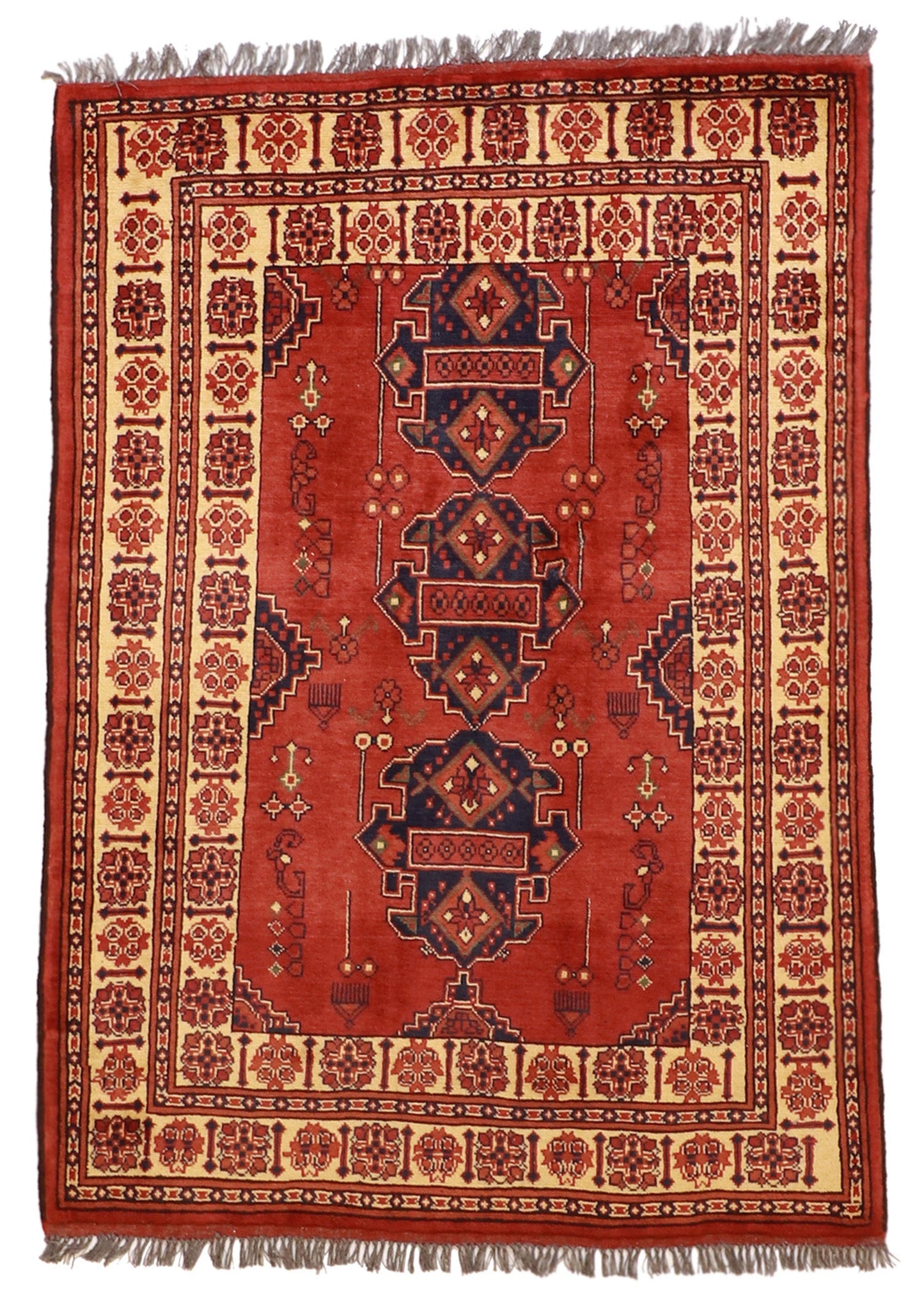 3x5 - Karabagh Fine/Wool All Over Rectangle - Hand Knotted Rug
