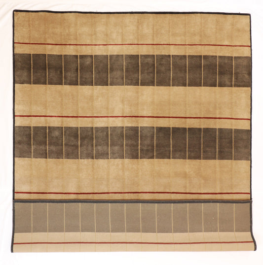 8x10 - Modern Wool All Over Rectangle - Hand Knotted Rug — 51167