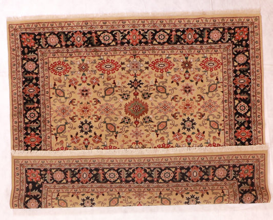8x8 - Mahal Fine/Wool All Over Rectangle - Hand Knotted Rug