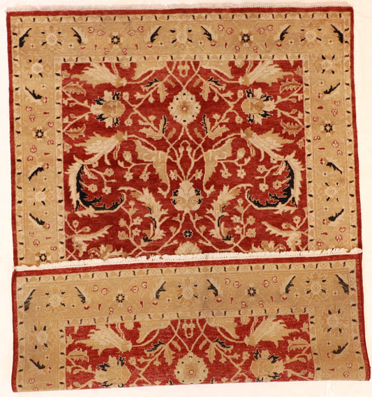 6x9 - Frahan Fine/Wool All Over Rectangle - Hand Knotted Rug