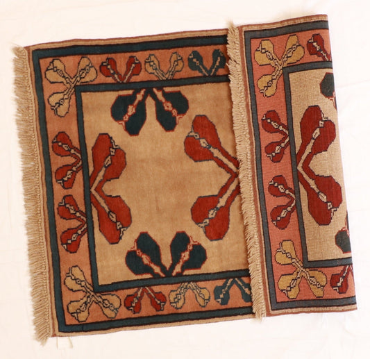 3x5 - Kazak Fine Geometric Rectangle - Hand Knotted Rug