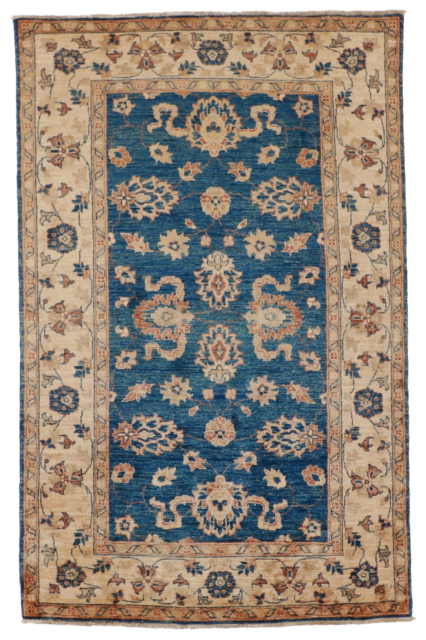 4x6 - Sultan Abad Wool All Over Rectangle - Hand Knotted Rug