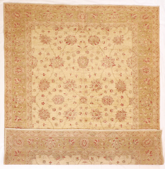 8x10 - Haj Jallie Wool All Over Rectangle - Hand Knotted Rug — 52473