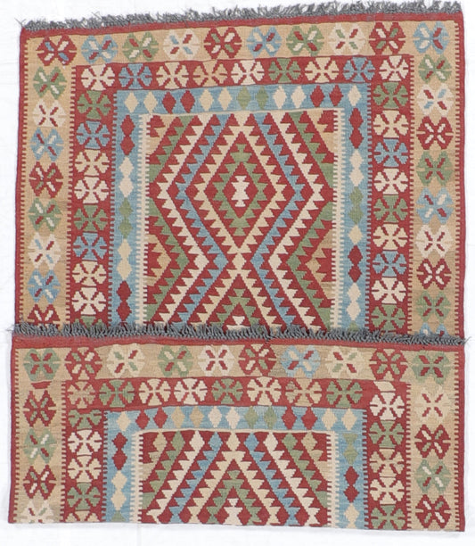 4x6 - Kilim Fine/Wool All Over Rectangle - Hand Knotted Rug