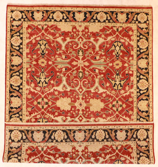 8x10 - Tabriz Fine/Wool All Over Rectangle - Hand Knotted Rug — 52604