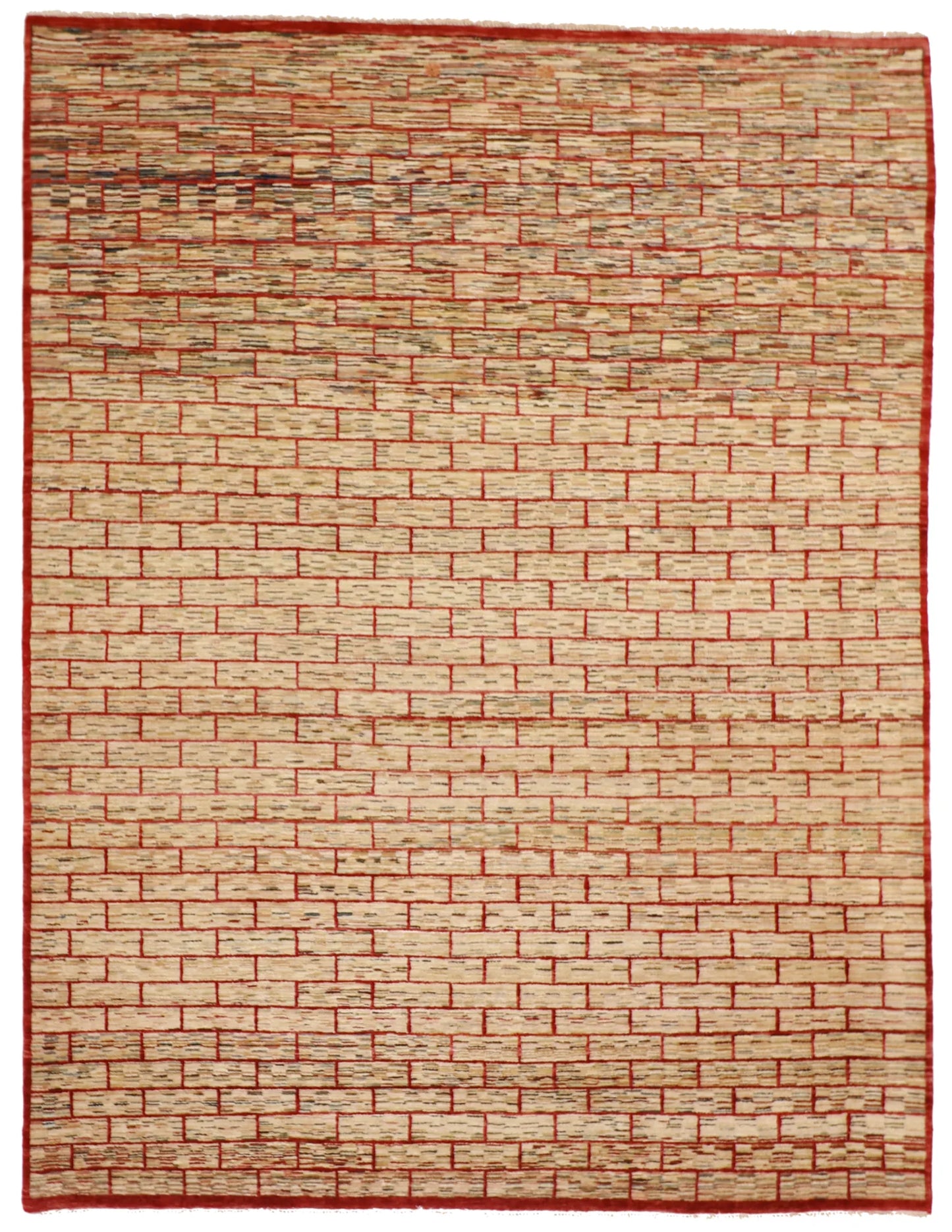 8x10 - Modern Wool All Over Rectangle - Hand Knotted Rug