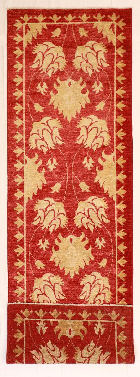 Runner - Ziegler Fine All Over Rectangle - Hand Knotted Rug — 53348