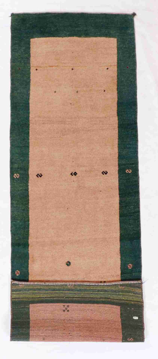 W 3 - L 9.2 - Gabbeh Fine All Over Rectangle - Finest Hand-Knotted Quality Wool - 53766