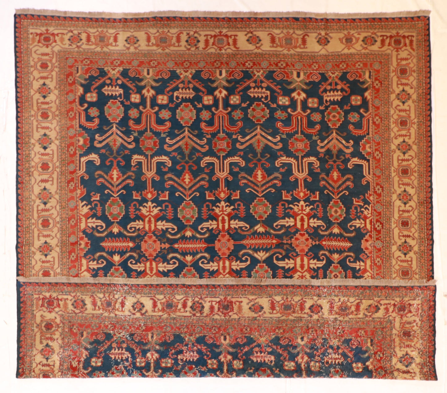 9x12 - Soumak Fine/Wool Geometric Rectangle - Hand Knotted Rug