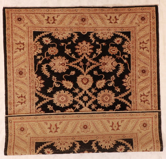 6x9 - Zanjan Fine/Wool All Over Rectangle - Hand Knotted Rug