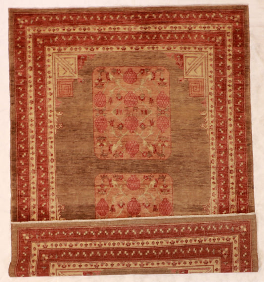 6x9 - Sharzad Fine All Over Square - Hand Knotted Rug