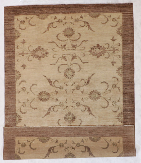 6x9 - Frahan Wool All Over Rectangle - Hand Knotted Rug — 54848