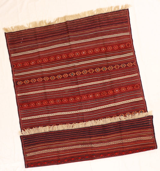 5x7 - Soumak Modern Fine/Wool All Over Rectangle - Hand Knotted Rug