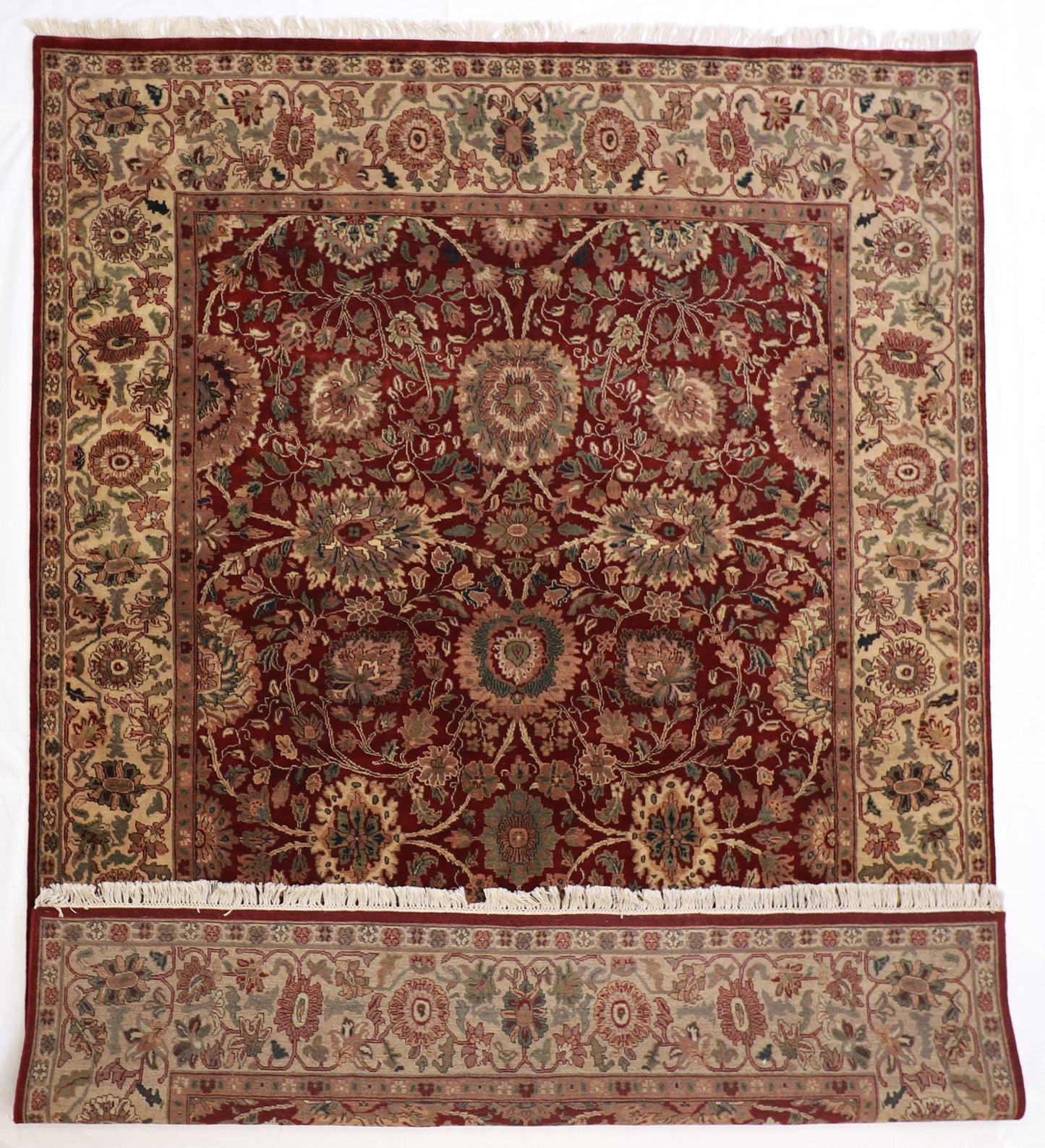 9 x12 - Agra Fine All Over Rectangle - Hand Knotted Rug