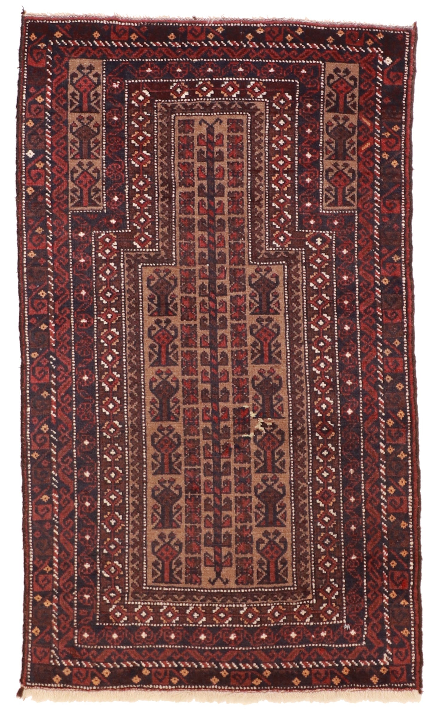 3x5 - Baluch Fine/Wool All Over Rectangle - Hand Knotted Rug