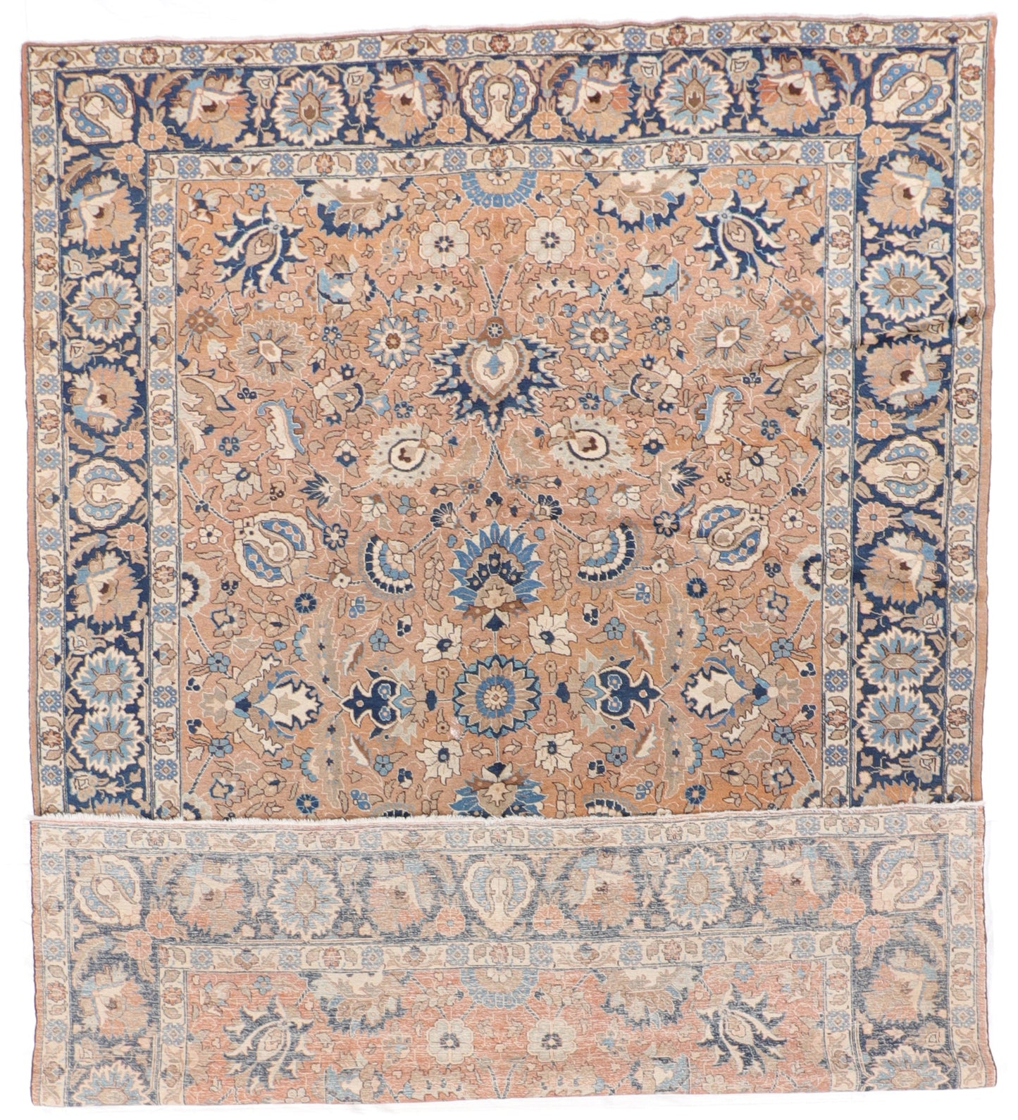 9 x 12 - Tabriz Fine All Over Rectangle - Hand Knotted Rug