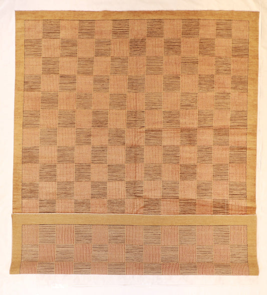 10x13 - Modern Fine All Over Rectangle - Hand Knotted Rug