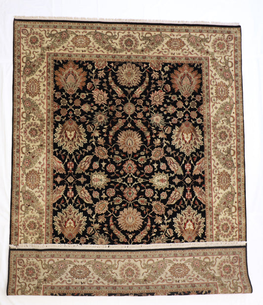 9 x12 - Sh Abbas Fine All Over Rectangle - Hand Knotted Rug — 55839