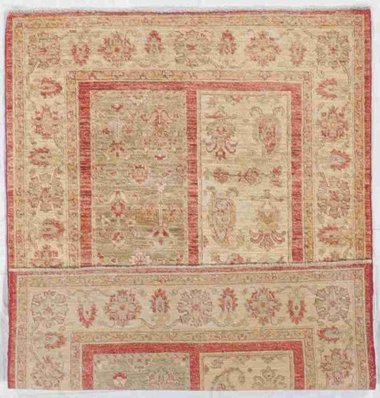 W 3.3 L 4.8 Tabriz 100% Wool Handmade All Over Design - 56137