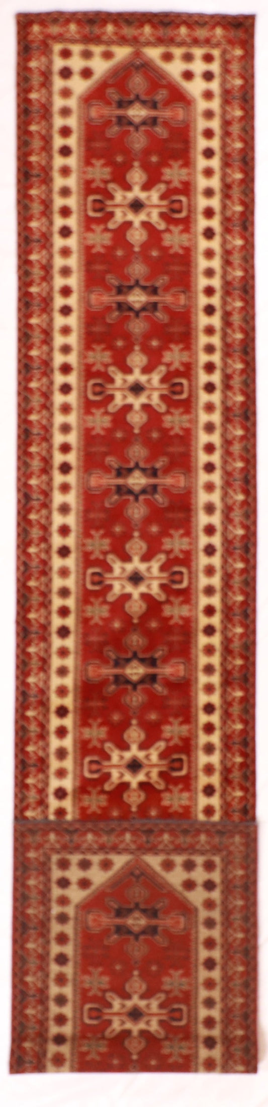 Runner - Ziegler Fine All Over Rectangle - Hand Knotted Rug — 56183