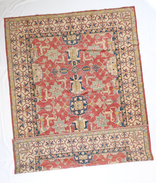 9x13 - Heriz Fine Geometric Rectangle - Hand Knotted Rug