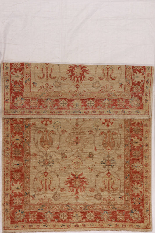 4x6 - Kashan Fine/Wool All Over Rectangle - Hand Knotted Rug