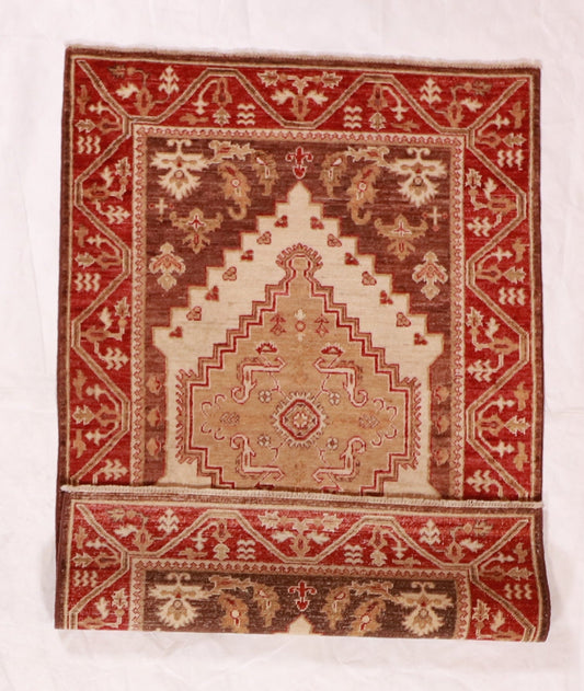 3x5 - Heriz Fine Geometric Rectangle - Hand Knotted Rug