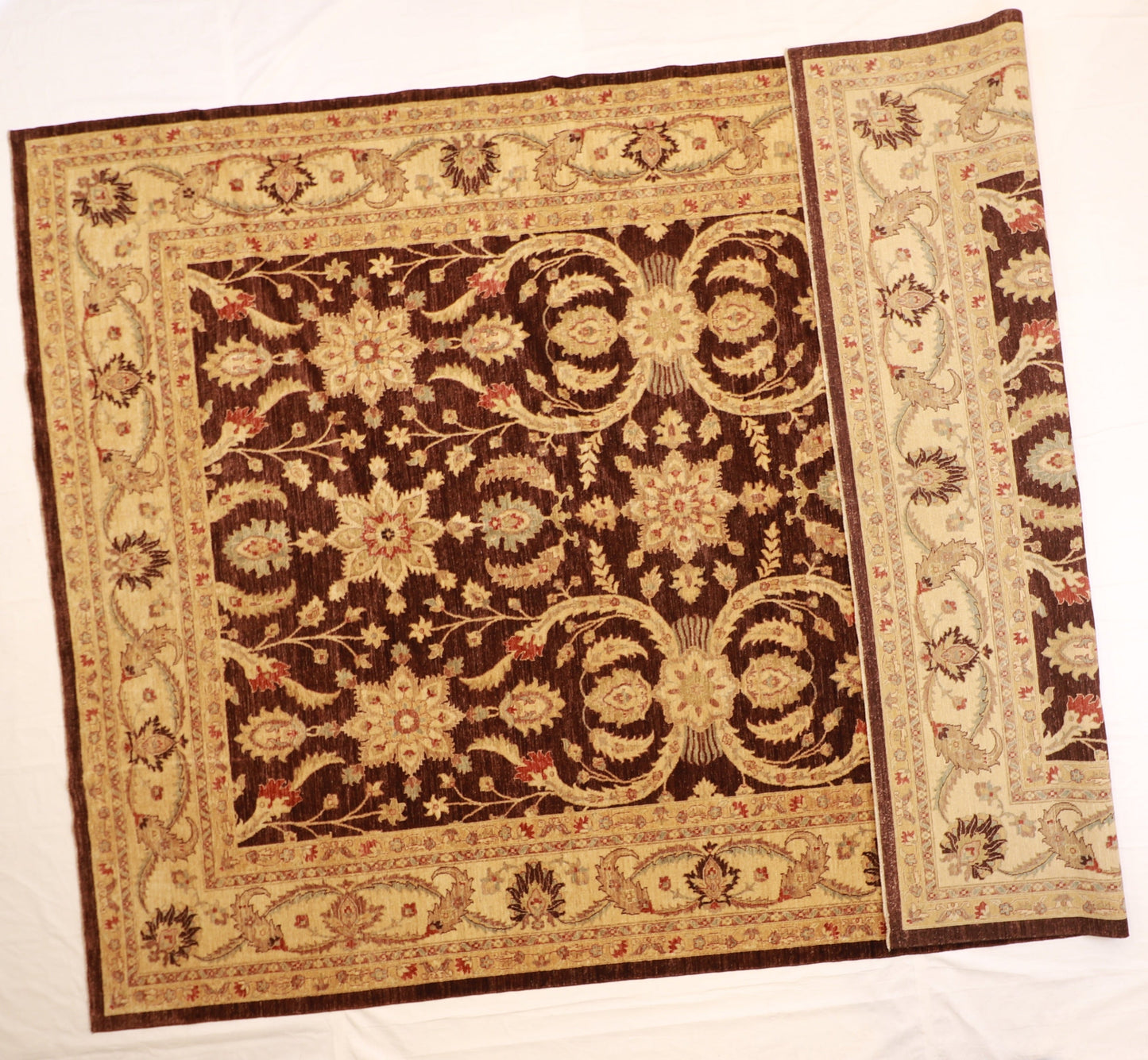 10x14 - Frahan Fine/Wool All Over Rectangle - Hand Knotted Rug